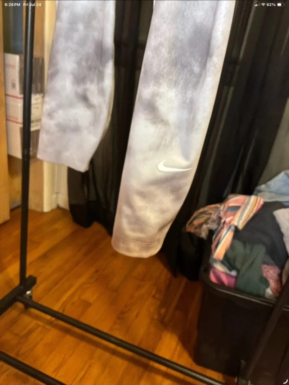 Nike Gray Tie-Dye Active Leggings